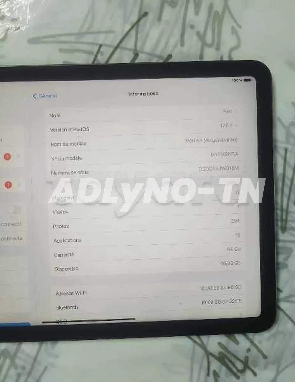 apple ipad air 4 bonne etat à sousse - Photo 2