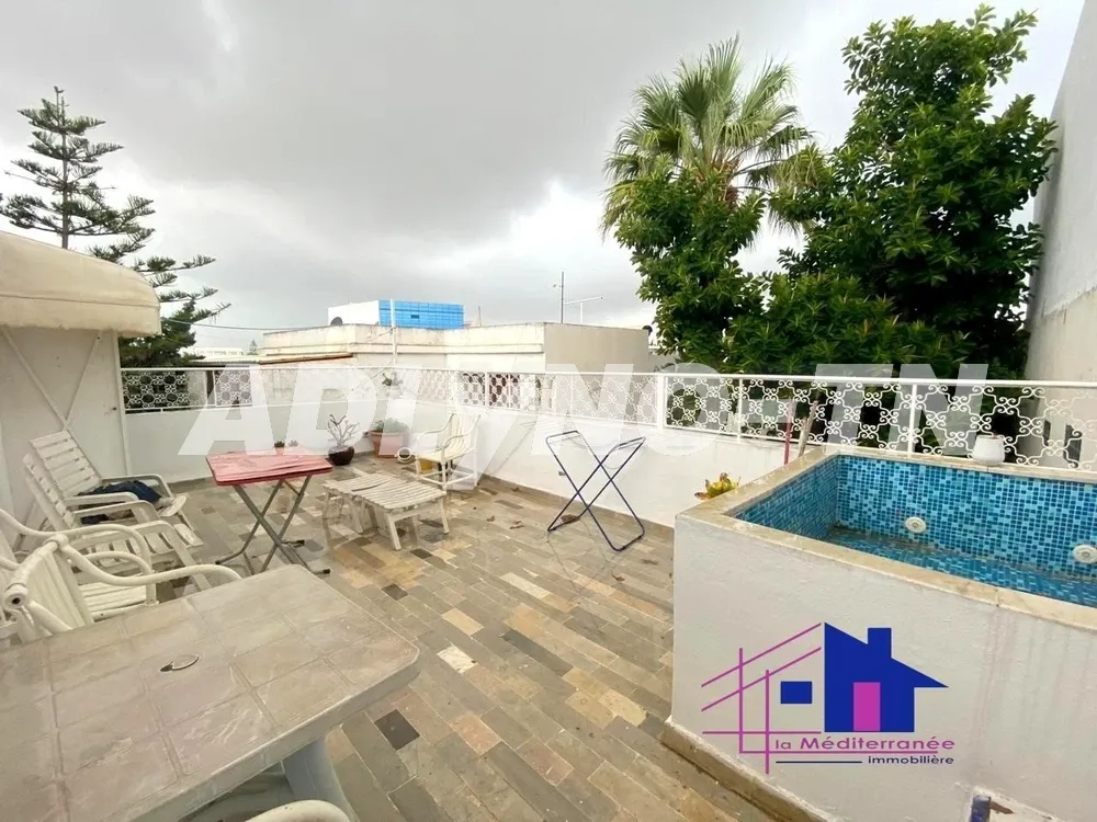 étage de villa S+2 meublé avec piscine à la Marsa à Tunis - Photo 8