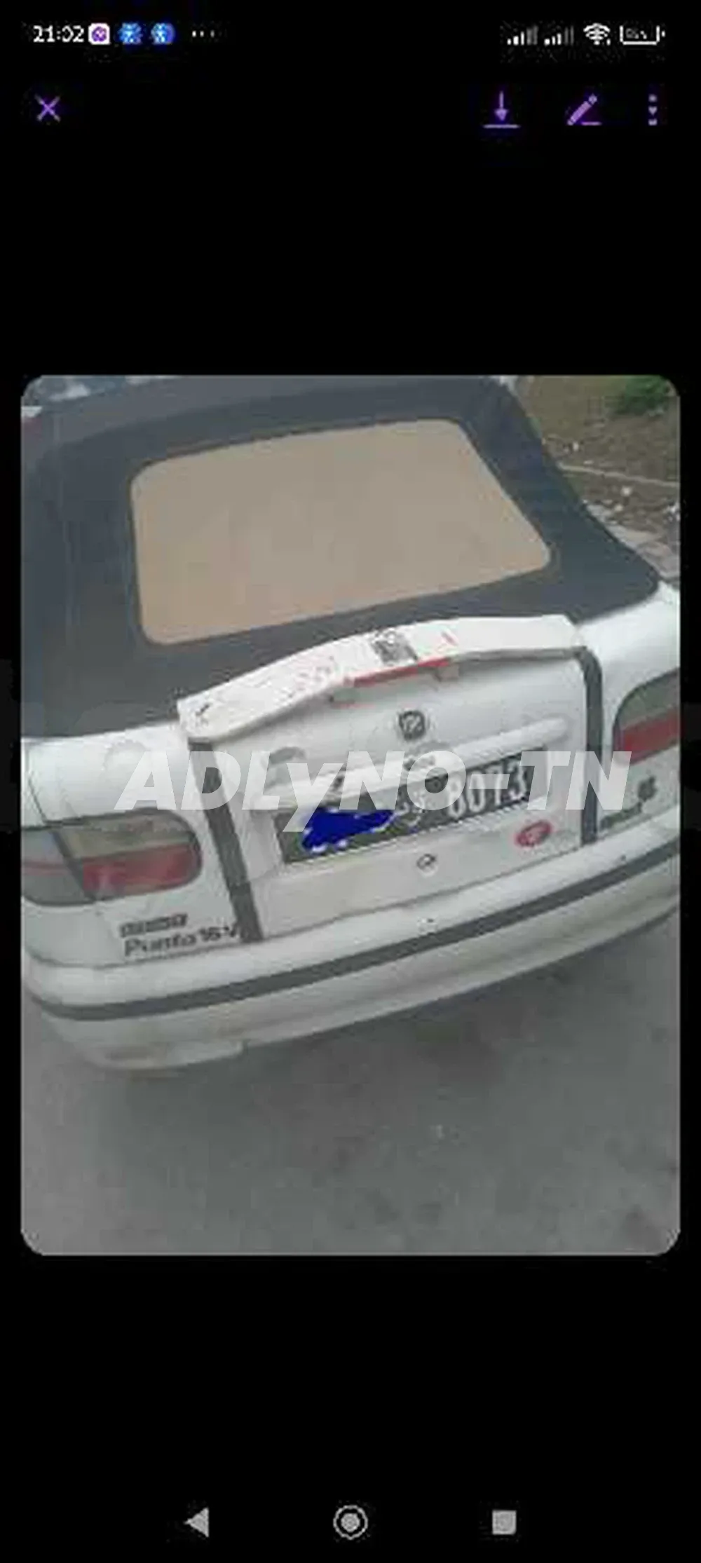 fiat Punto 2 portes à Ben Arous - Photo 1