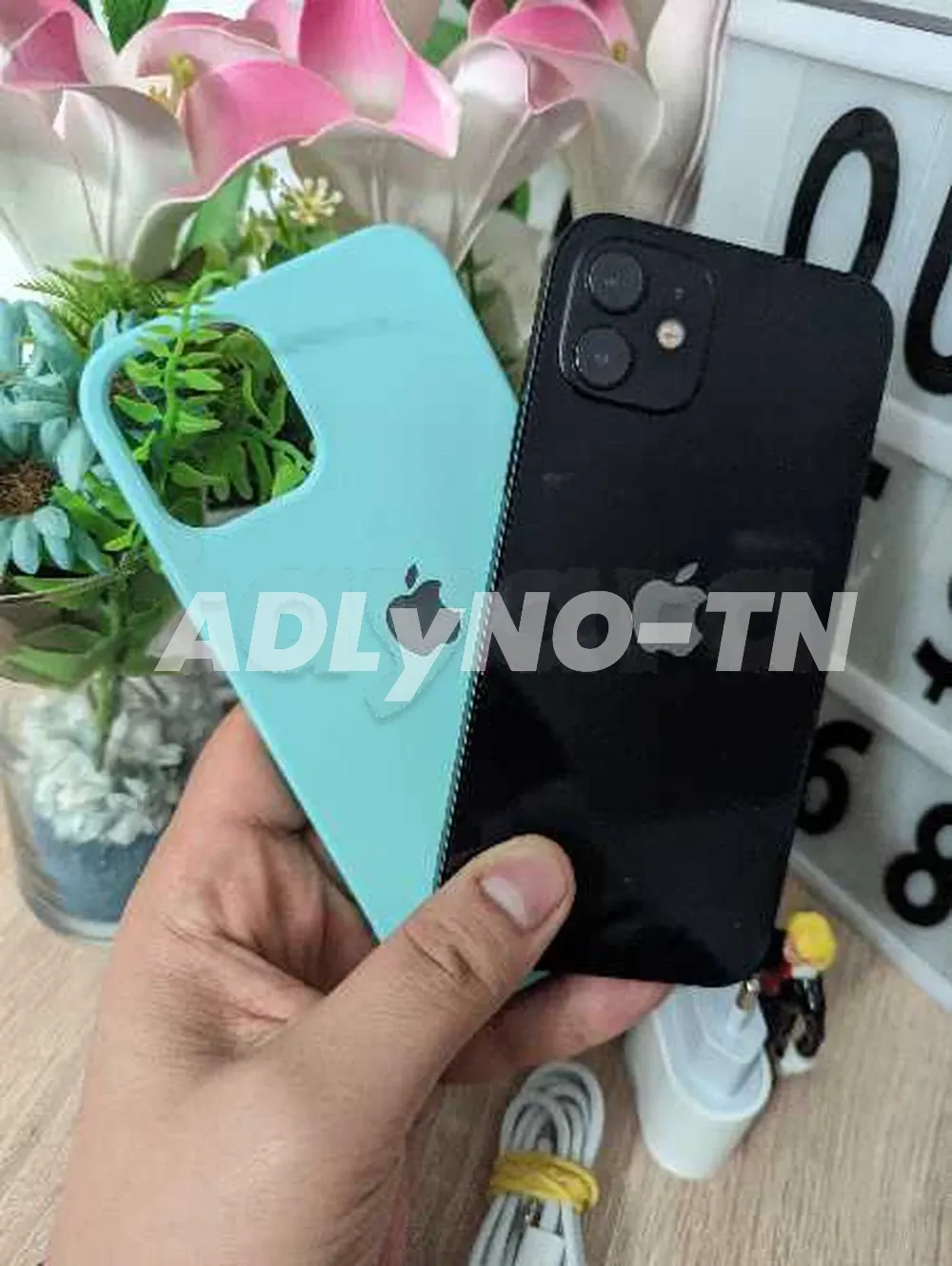 Iphone ?12 Noir 64Go Ètat neuf?Batterie 89%? ?☎️52687077☎️? à Tunis - Photo 3