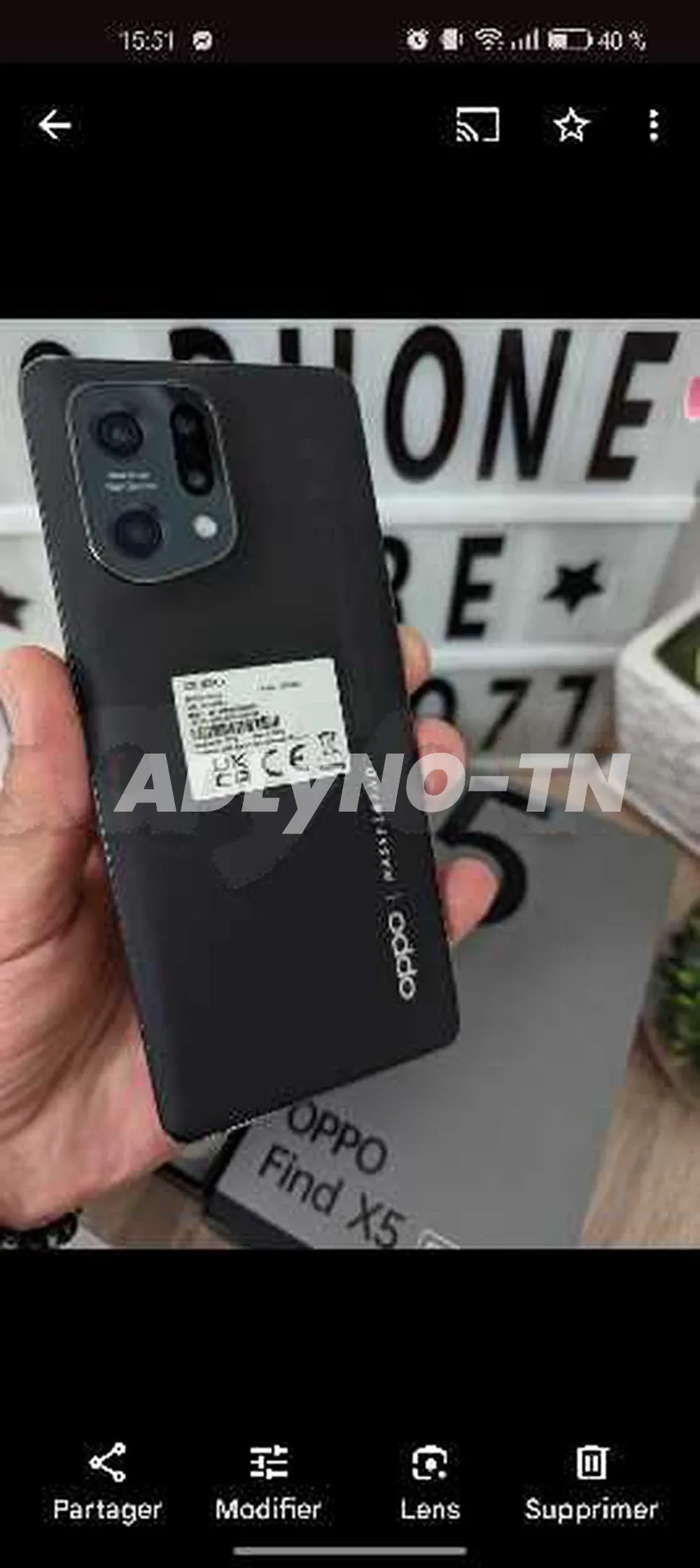 Oppo Find X5 duos 5G {8/256Go}Snapdragon?888 état Neuf?☎️52687077?☎️ à Tunis - Photo 1