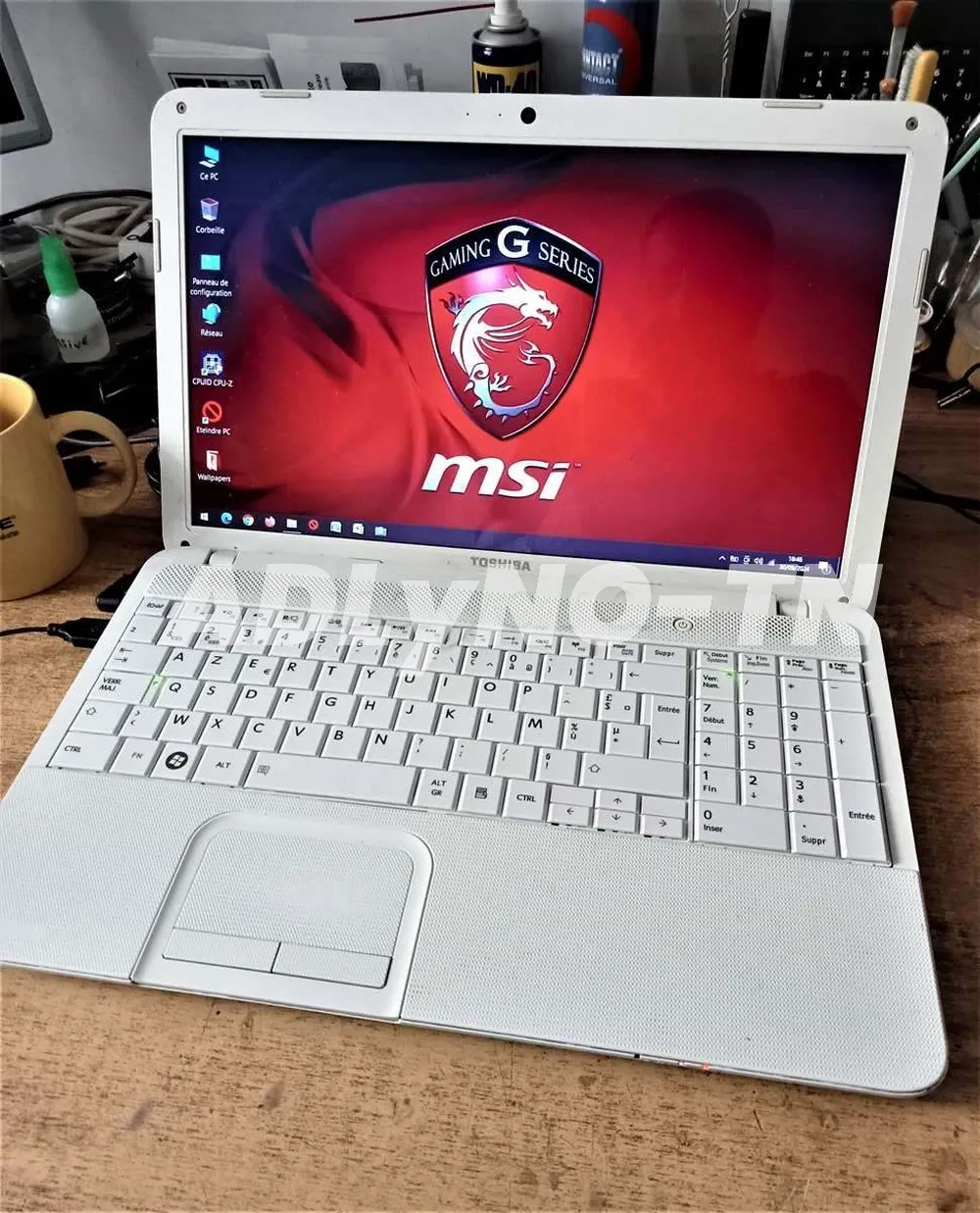 PC portable Toshiba i5 blanc à Tunis - Photo 4