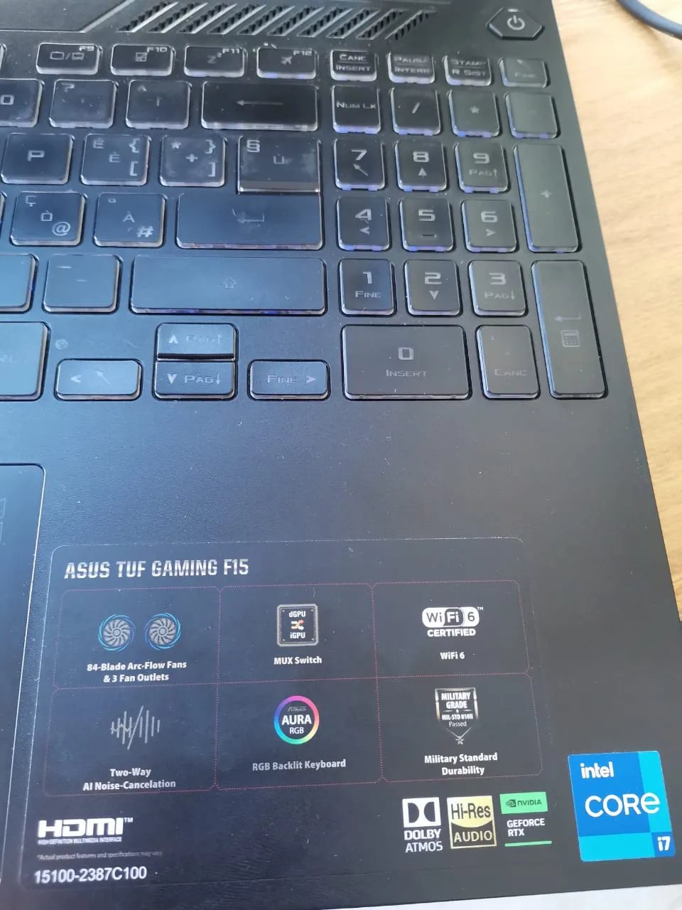 ASUS TUF GAMING F15 à sousse - Photo 2