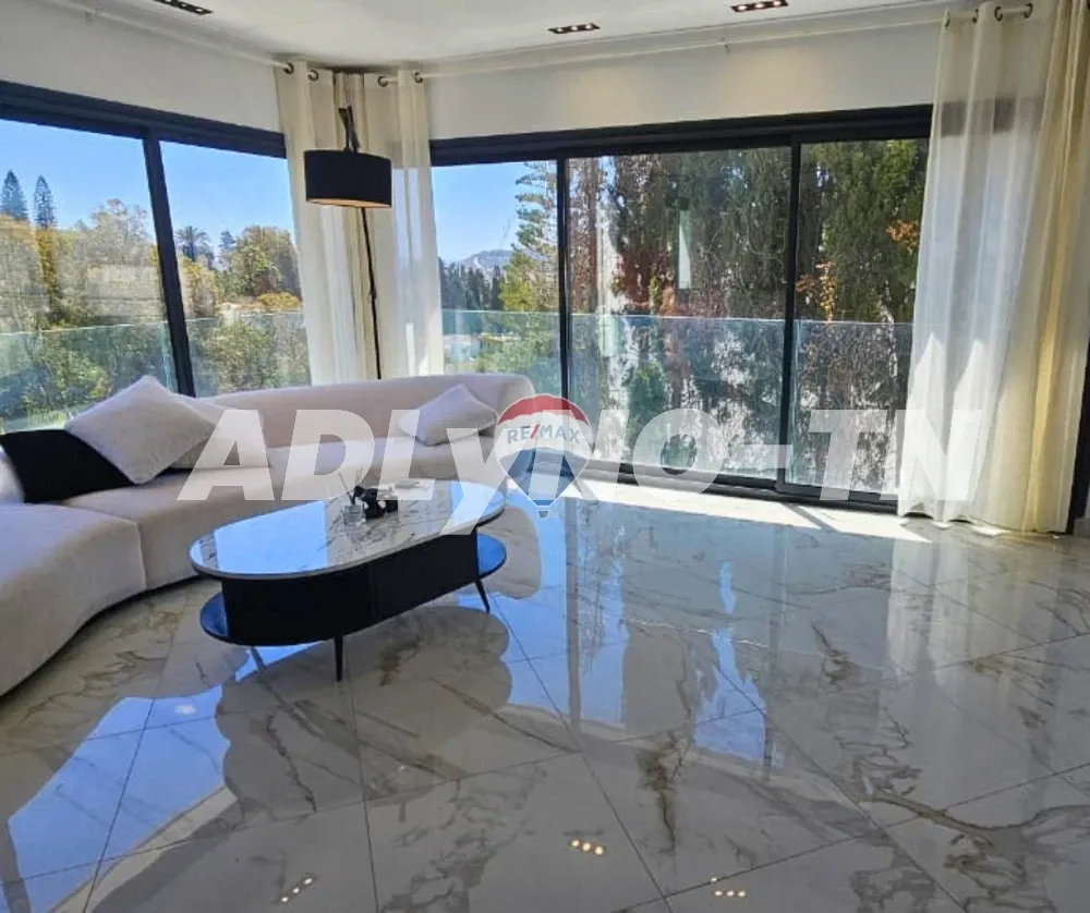 Location d'un étage de villa meublé a Gammarth supérieure à Tunis - Photo 2