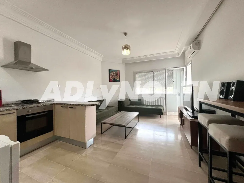 A louer APPARTEMENT S+1 meublé avec balcon à Soukra Parc à Ariana - Photo 3