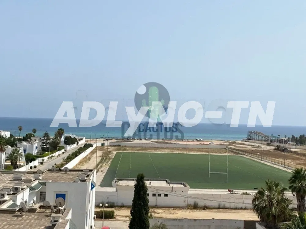 Location annuelle: S+3 meublé vue sur mer à Néapolis, Nabeul. à Nabeul - Photo 2