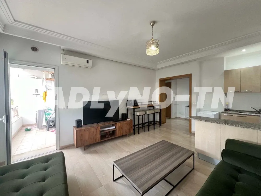 A louer APPARTEMENT S+1 meublé avec balcon à Soukra Parc à Ariana - Photo 2