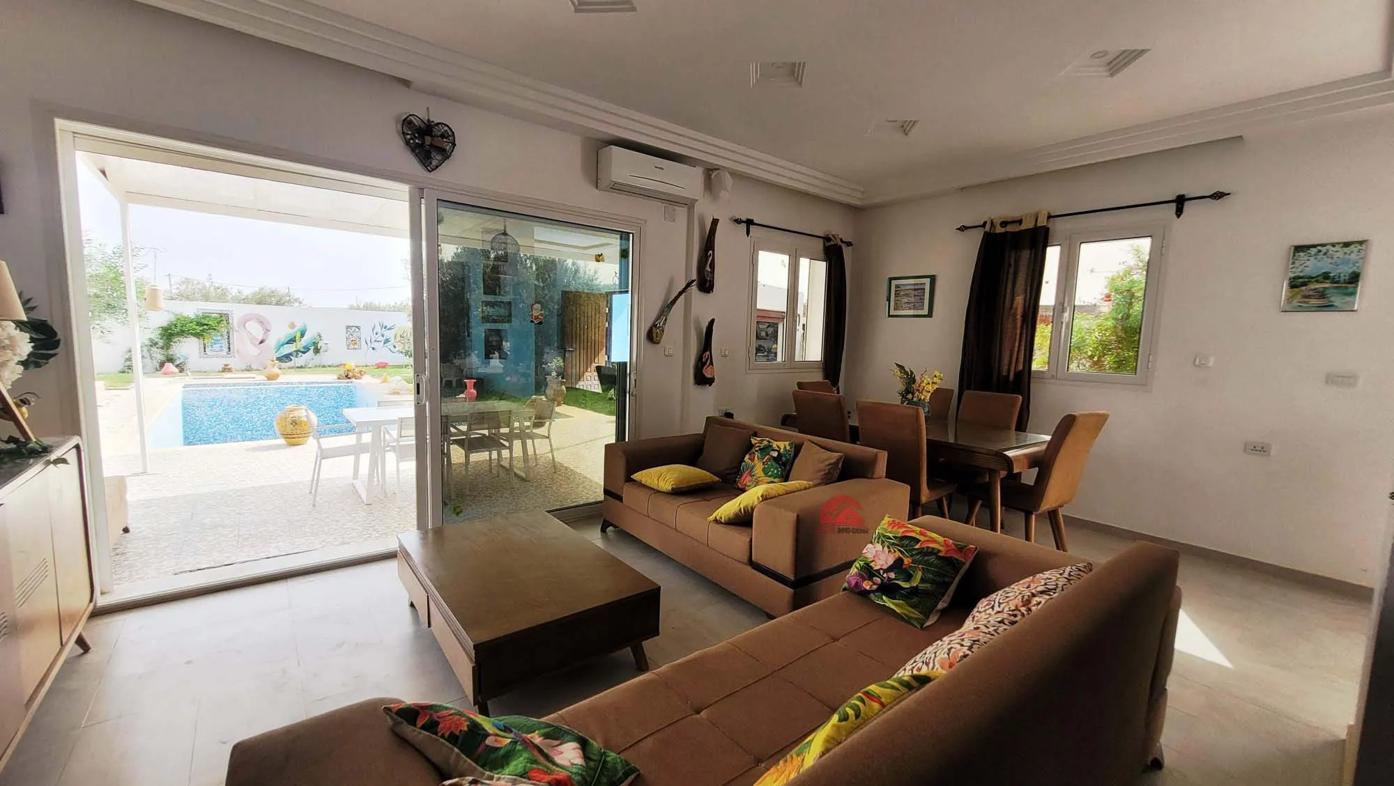 VILLA MEUBLÉE À MELLITA DJERBA ZU - RÉF V678