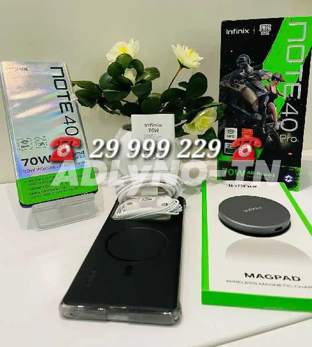 infinix NOTE 40 Pro?cacheté ? à Ben Arous - Photo 1