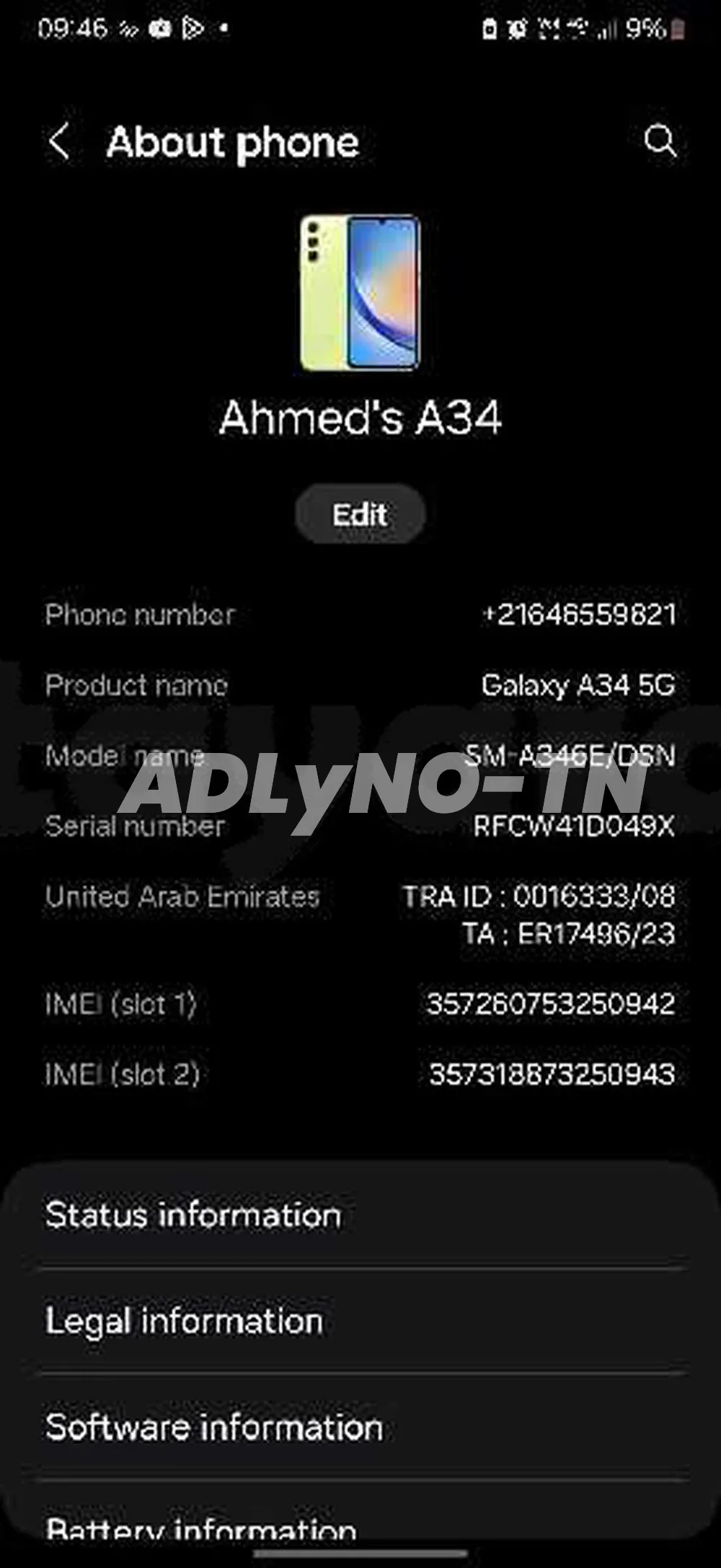 samsung A34 5g à Tunis - Photo 5