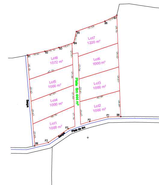 8 lots de terrains à proximité de marrakech