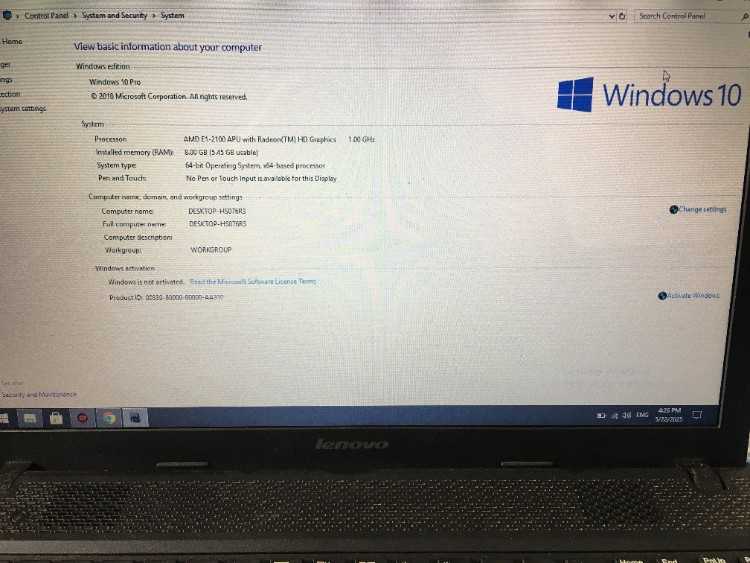 LAPTOP LENOVO G50-45