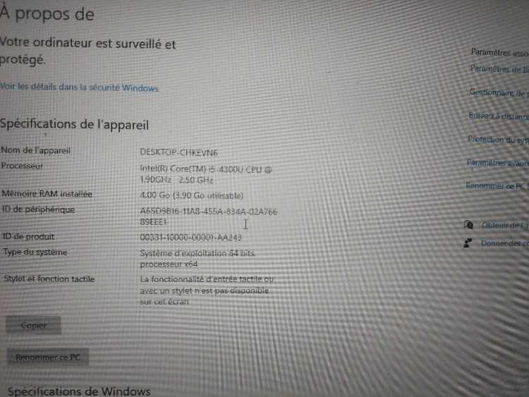 Pc portable hp