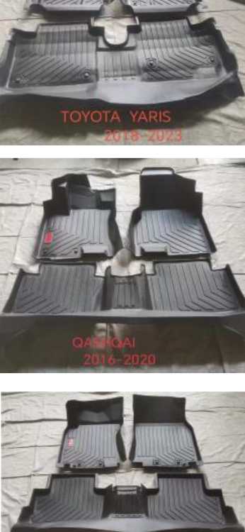 Tapis de voiture sur mesure 7d
