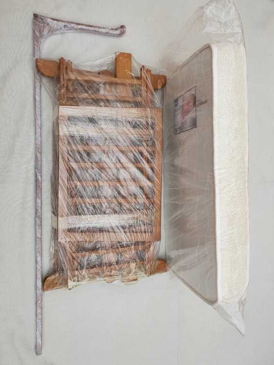 Balancelle Lit Berceau bébé bois massif et Matelas