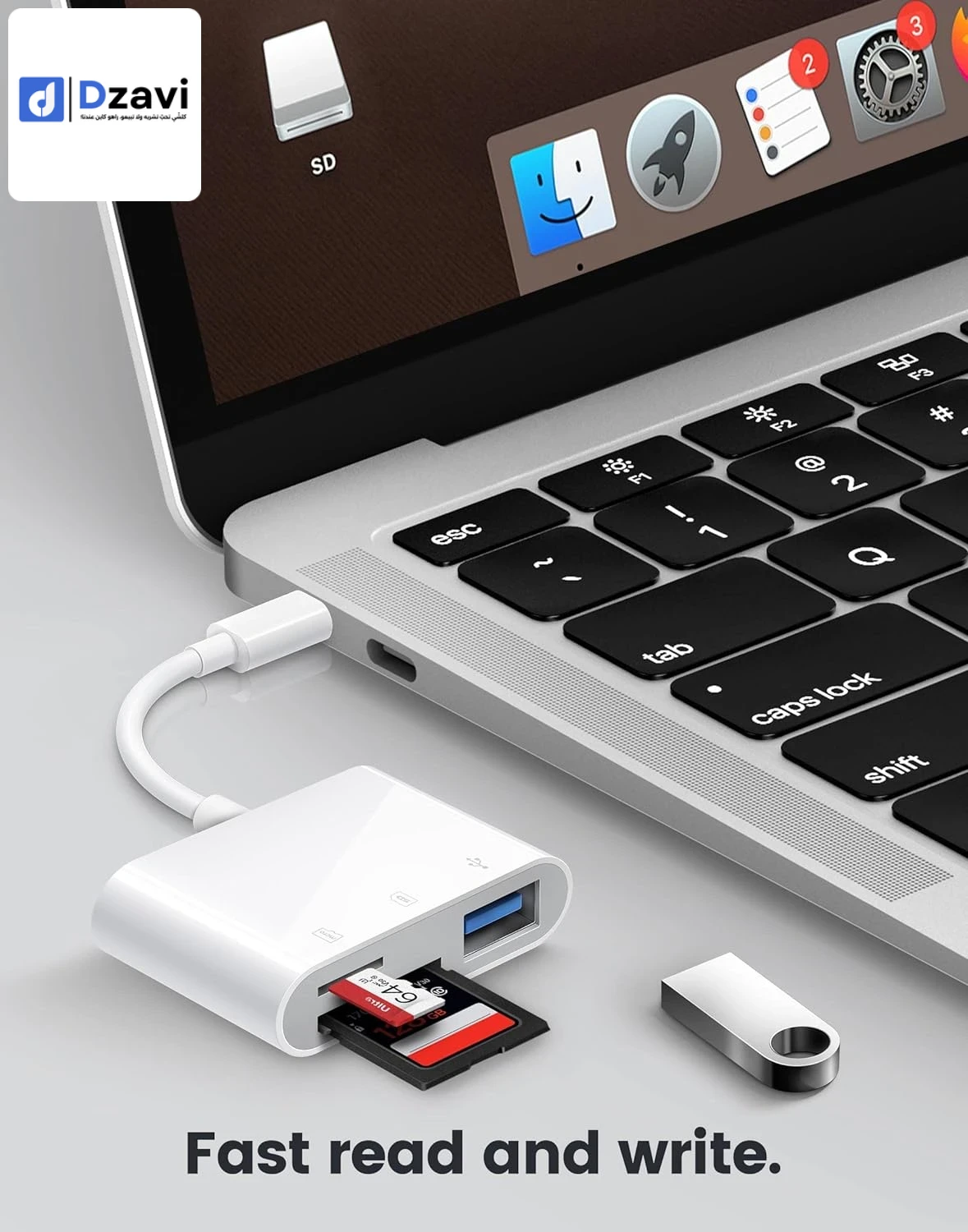 Flash CF SD Memory ory OTG Writer Converter C Type Compact for iPad Pro, MacBook, Maxi Xiaowei. And Car Reader فلاش CF SD Memory ory OTG Writer محول C نوع مضغوط لباد برو، وماك بوك ، وماكسوي زياوي . وكار دريدر