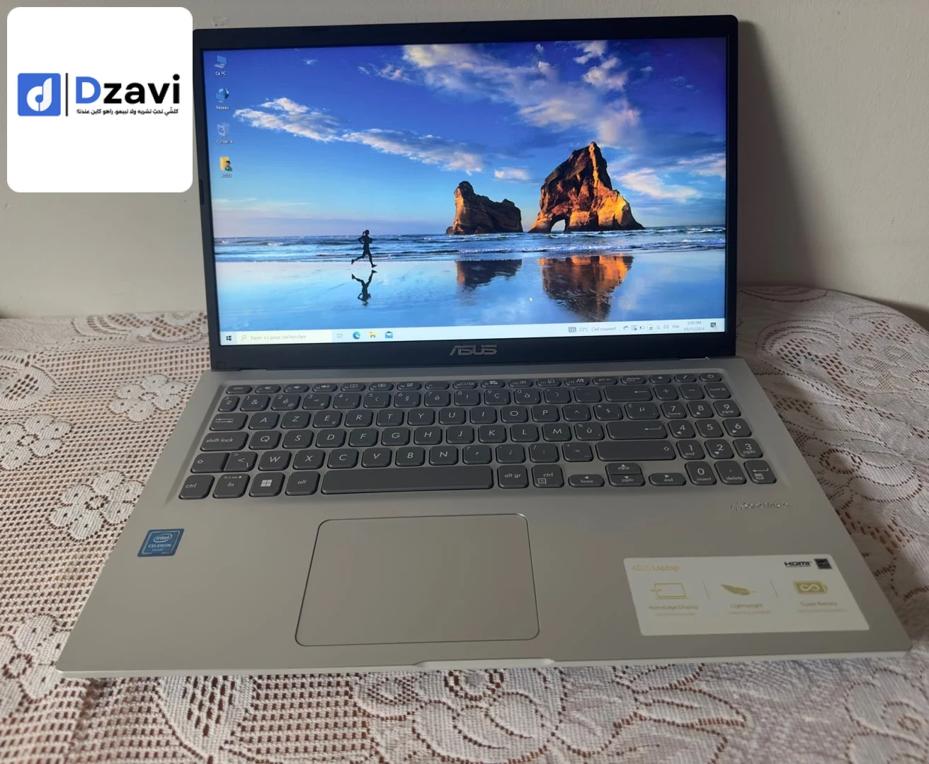 ASUS X515M ✅État 10/10 NEUF ???? ✅ système d’exploitation : Windows 10 famille ✅ processeur : Intel (R) Celeron (R) N4020 CPU @ 1.10GHz 1101 MHz , 2 cœur (S) , 2 processeur (S) logique (s) ✅ Ram ddr4 : 8 Go ✅ Disque dur : 256 GB SSD ✅ Carte graphique : In