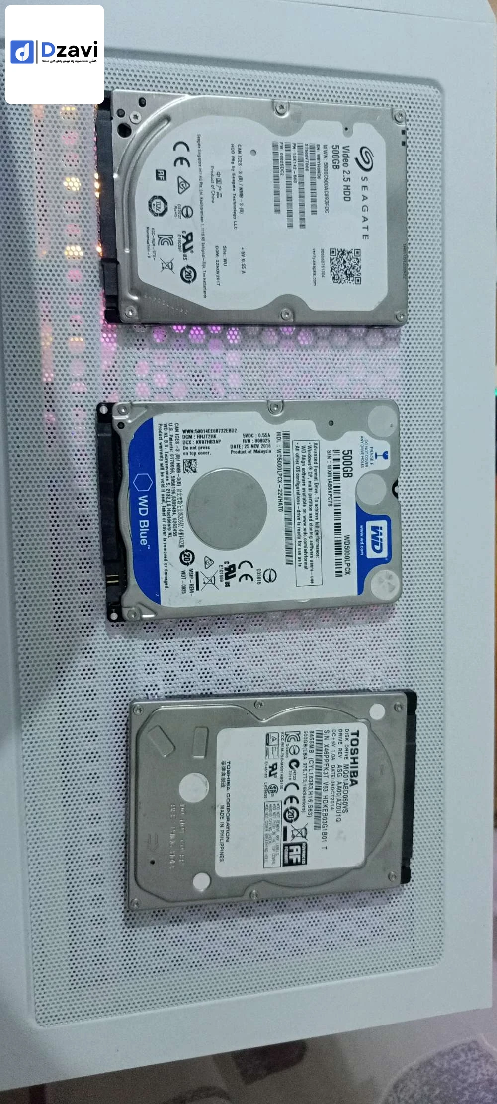 متوفر لي ديسك مع خدمة تحميل العاب ✅ديسك دير 500Gb و 1tb معمر بالألعاب ✅تختار من القائمة الموجودة في الأسفل ونعمرلك 500Gb و 1tb يتوفر قريبا ✅المقر : البليدة ✅التوصيل متوفر 58 ولاية والدفع عند الاستلام ???????? ✅للطلب يرجى ارسال رسالة في الخاص ملاحظة القائم