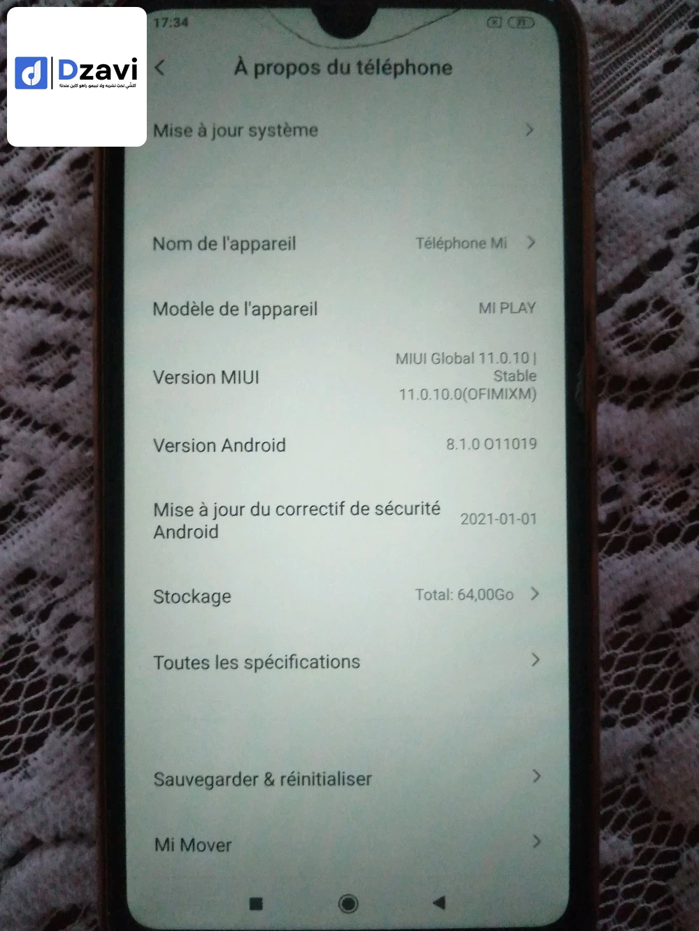 Téléphone en bonne état