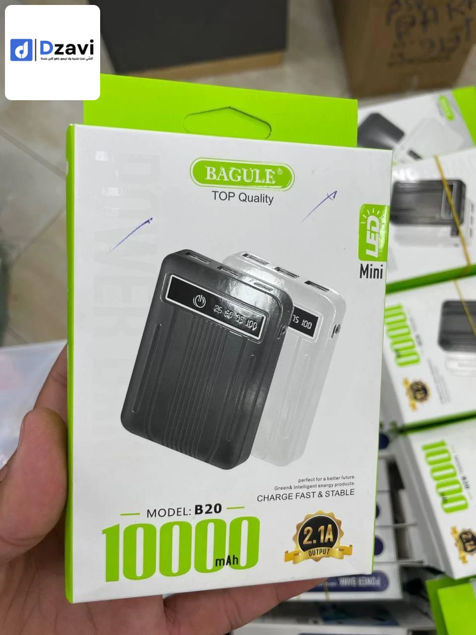 Power bank 2 models 1_ Avec lamp 2300da 2_ sans lamp 2000da This product is stylish, elegant and compact, easy to carry. Durable and long lasting, charge and discharge cycle number> 500 times. Plug and play, the USB port power supply, plug in USB data cab