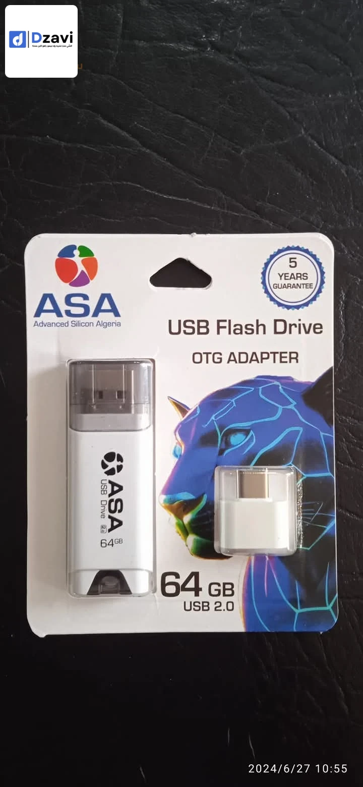 Flash disk 64gb avec type C