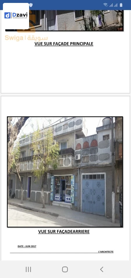 Villas À vendre à 9 BLIDA superficie 827 m2