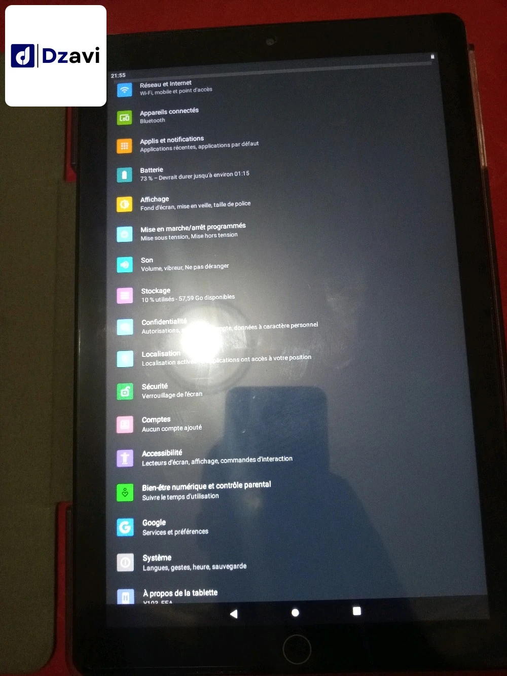 Tablettes Android à vendre à 16 ALGER