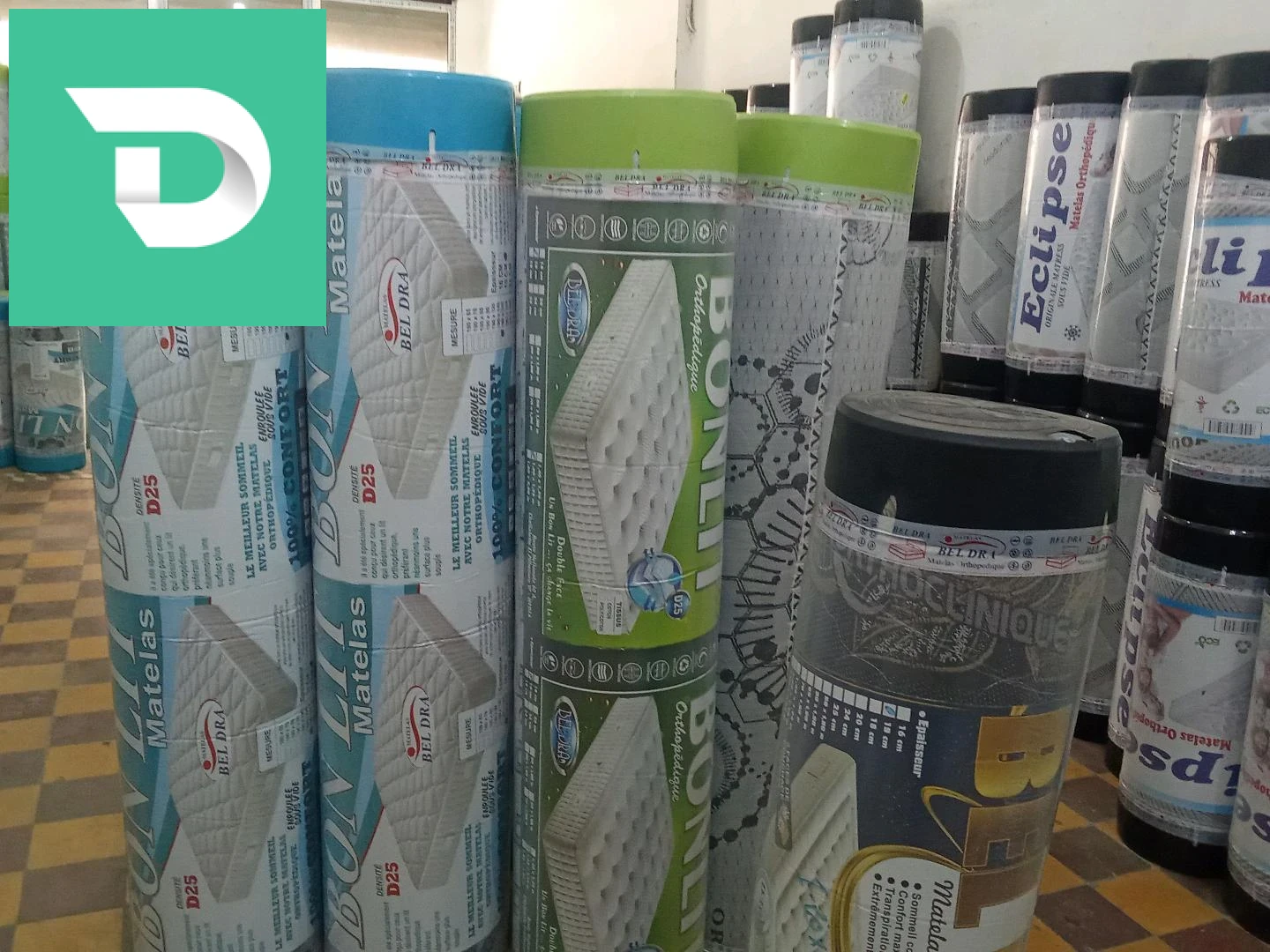 ماطلة و وسادة matelas 