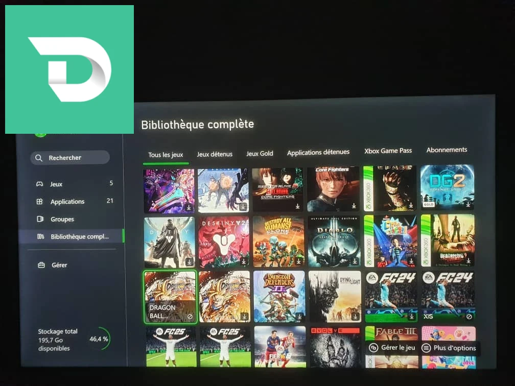 XBox one s 500GB avec 191 jeux etat neuf 
