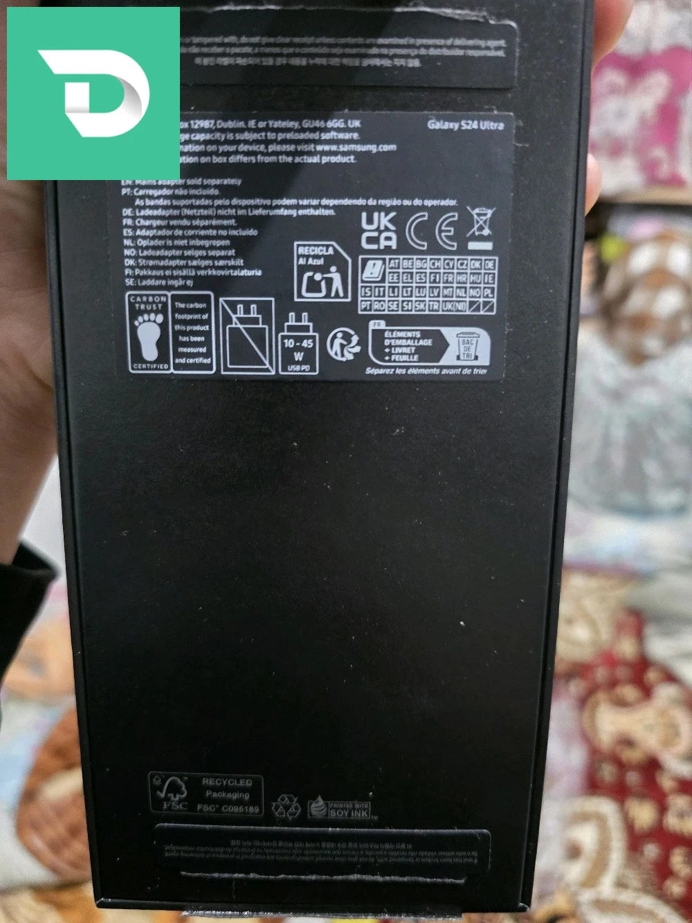 هاتف من فئة سامسونج s24 ultra جديد 