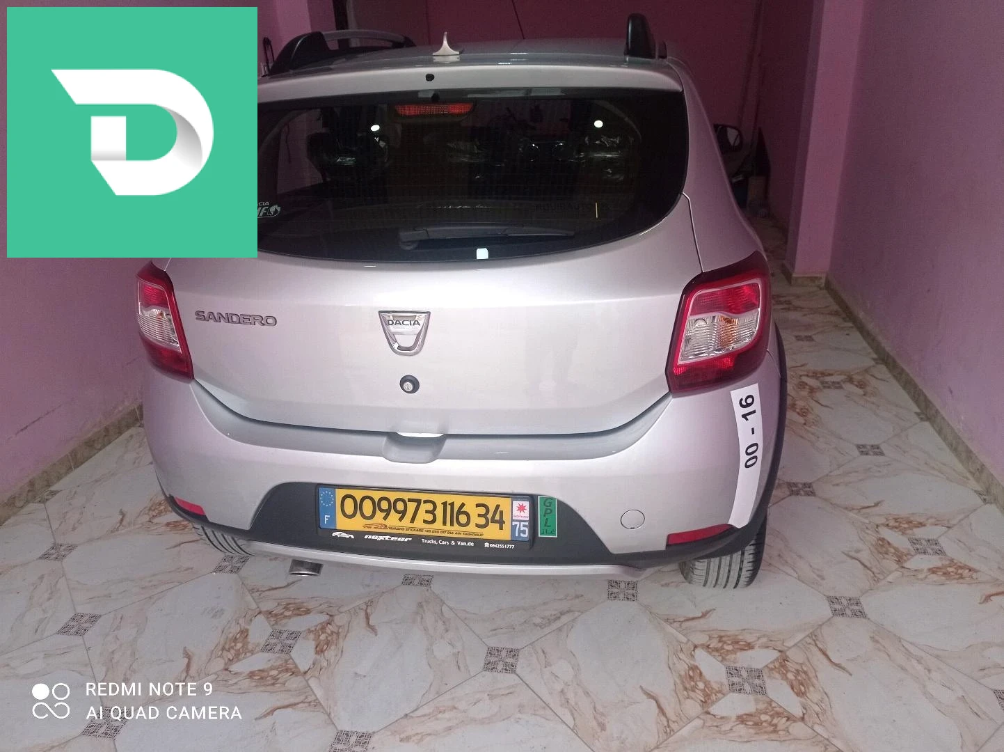 Dacia Sandero 2016 34 BORDJ BOU ARRERIDJ 