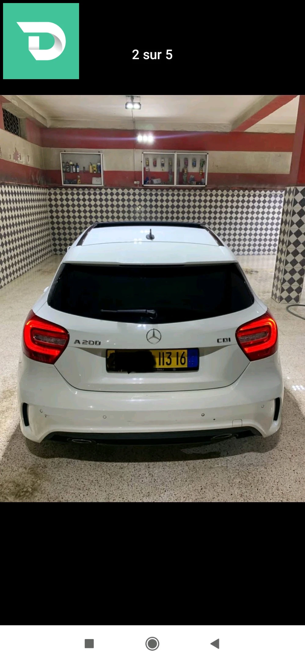Mercedes 200 D 2013 16 ALGER 