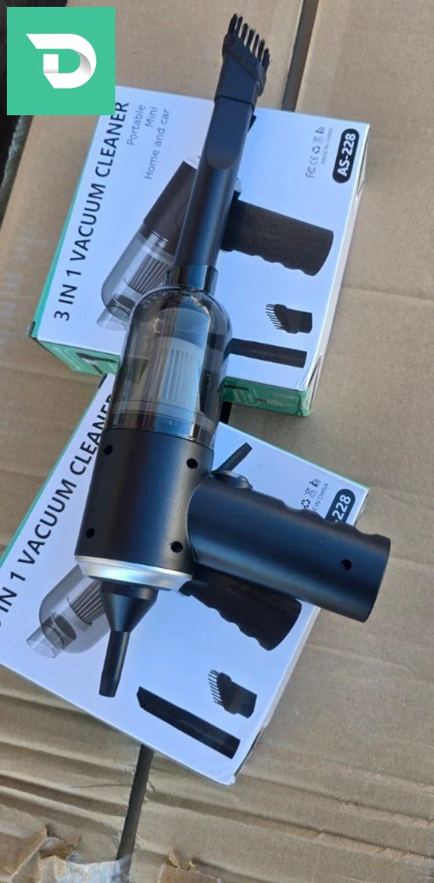 مكنسة كهربائية روشارجابل mini aspirateur souffleur 