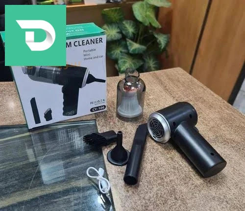 مكنسة كهربائية روشارجابل mini aspirateur souffleur 
