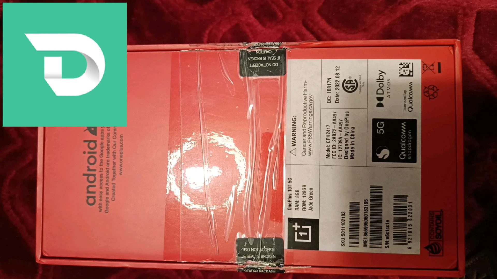 one plus 10 T (5G) 