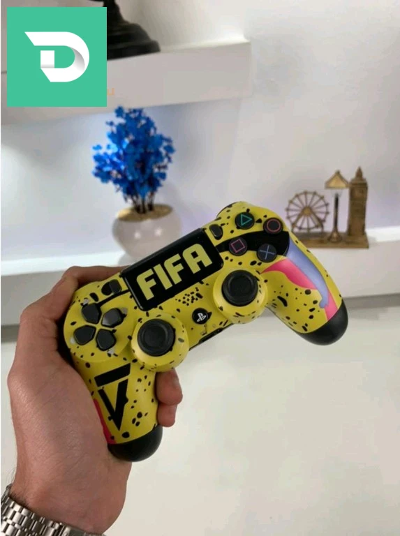 SONY DualShock Manette PS4 Sans Fil, Batterie Rechargeable (High Copy) – Limited Edition FIFA 