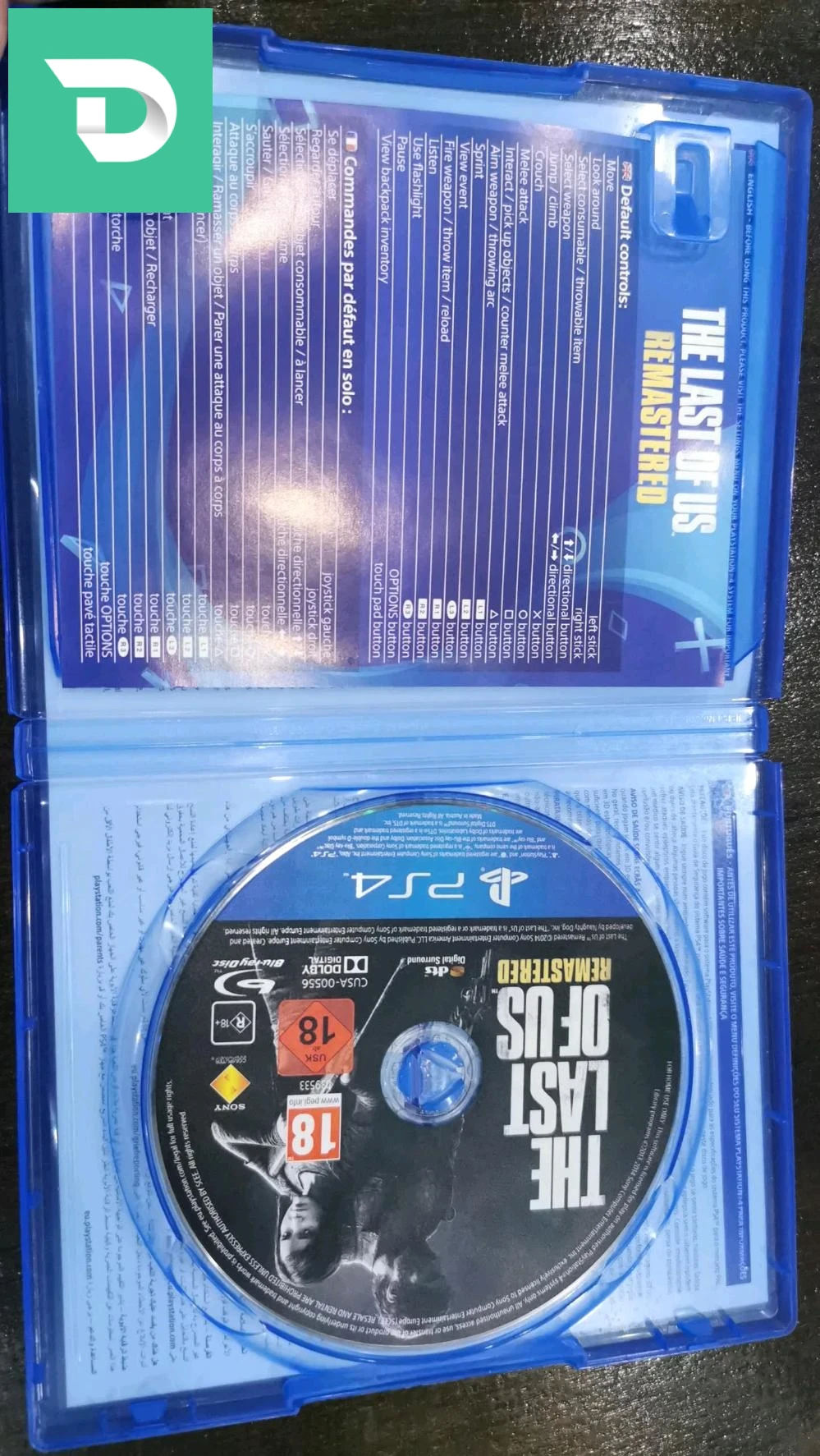 Cd ps4 the last of us remasted ' uncharted the lost legacy 