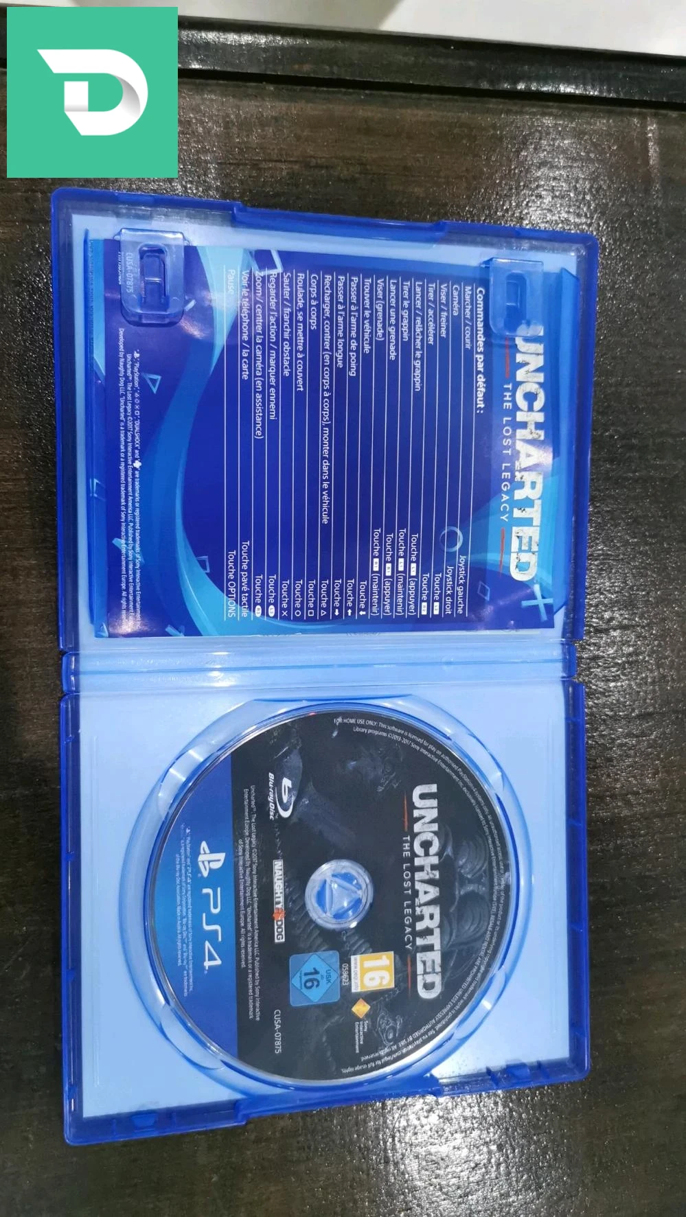 Cd ps4 the last of us remasted ' uncharted the lost legacy 
