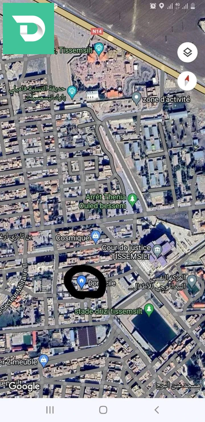 terrain à vendre avec baraka F3 