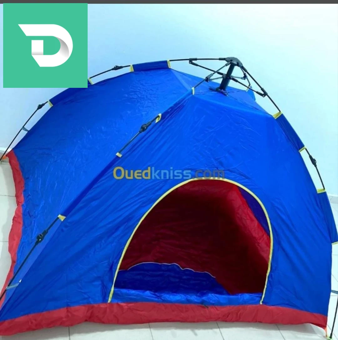 Tente camping automatique 6 places 
