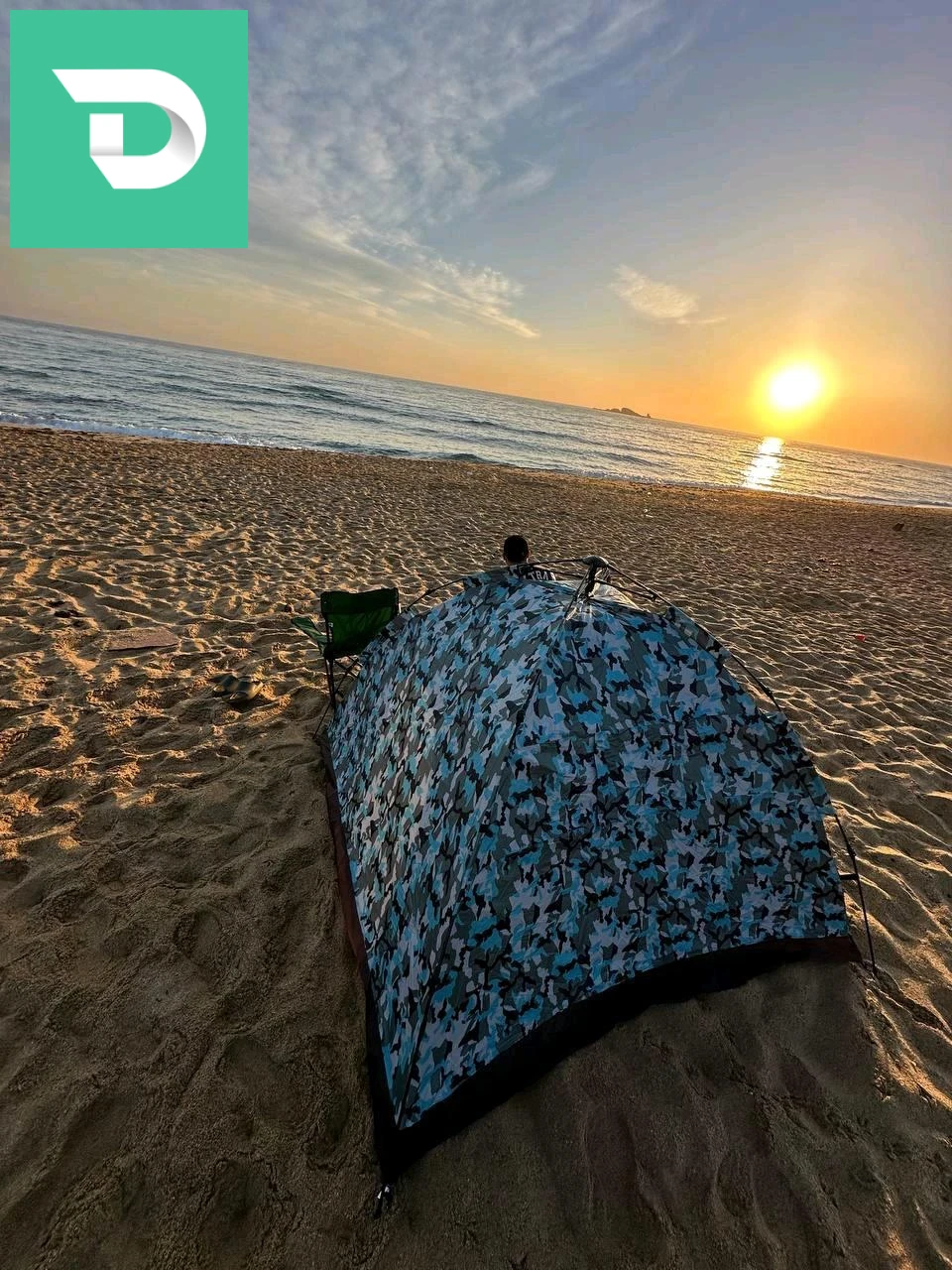 Tente camping automatique 4 places 
