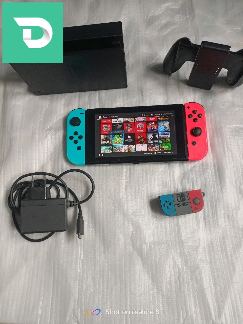 Nintendo switch flache et accessoires 