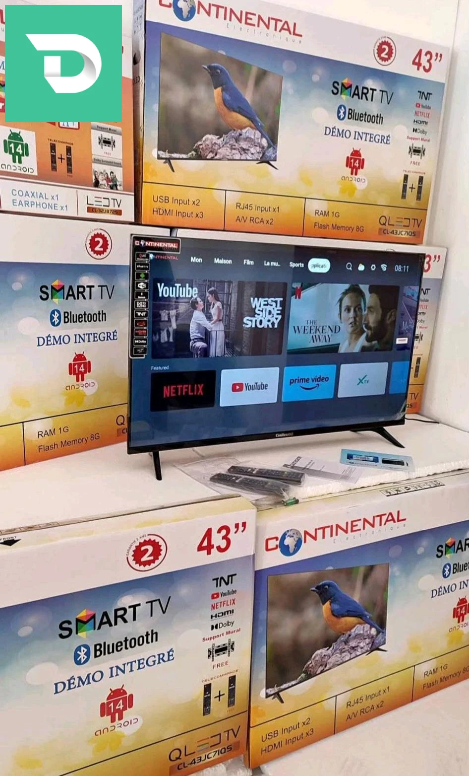 Tv Continental 43p Smart 
