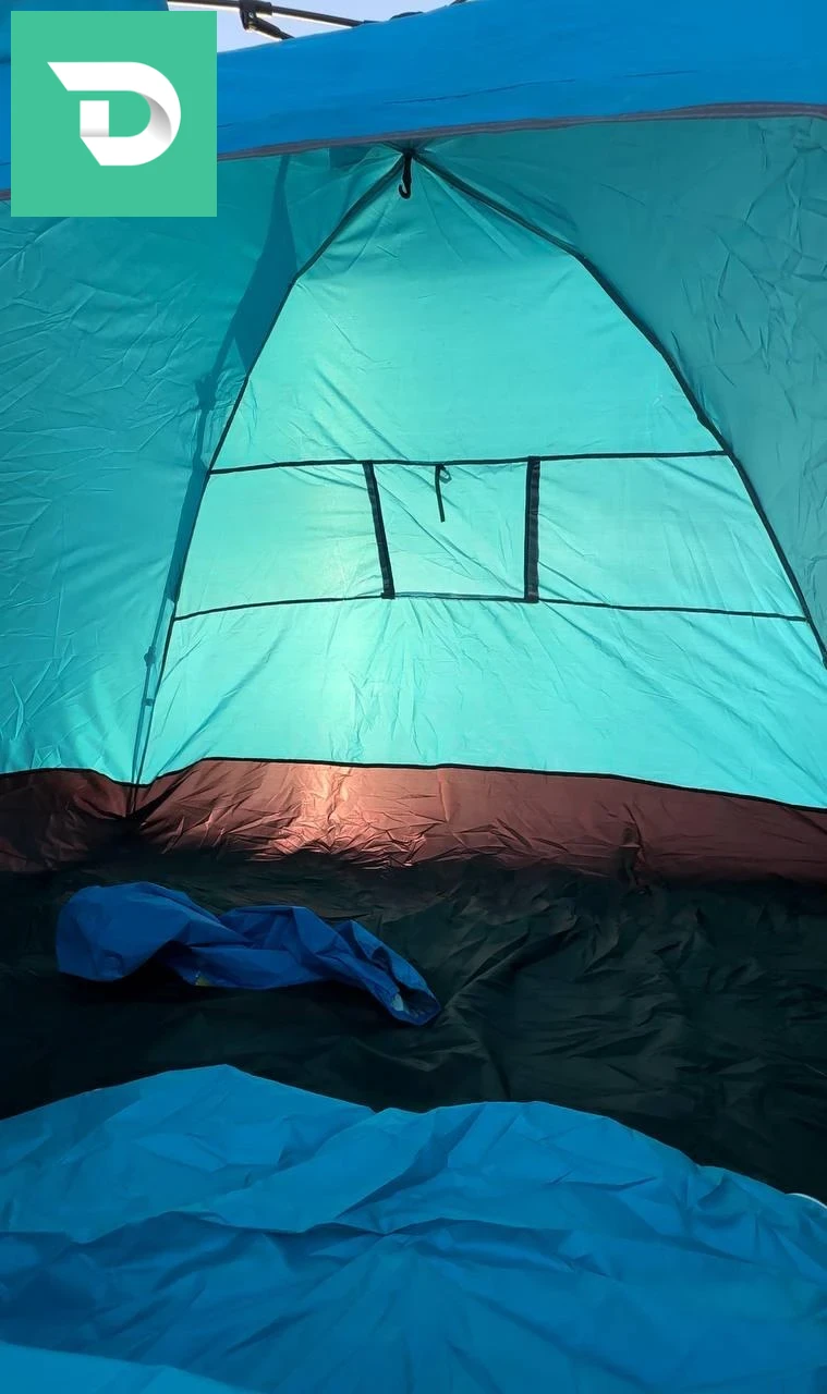 Tente camping automatique 6 places 