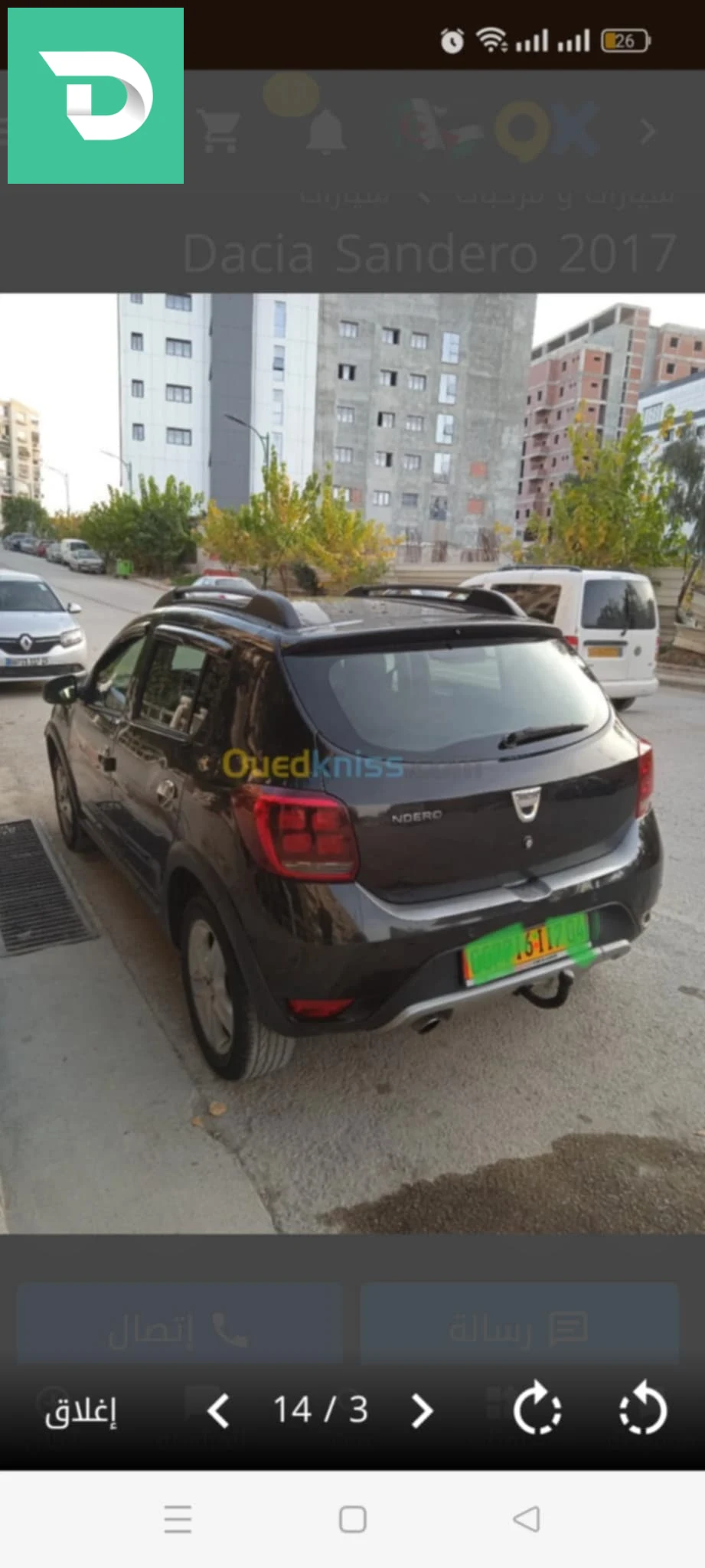 Dacia Sandero 2017 40 KHENCHELA 