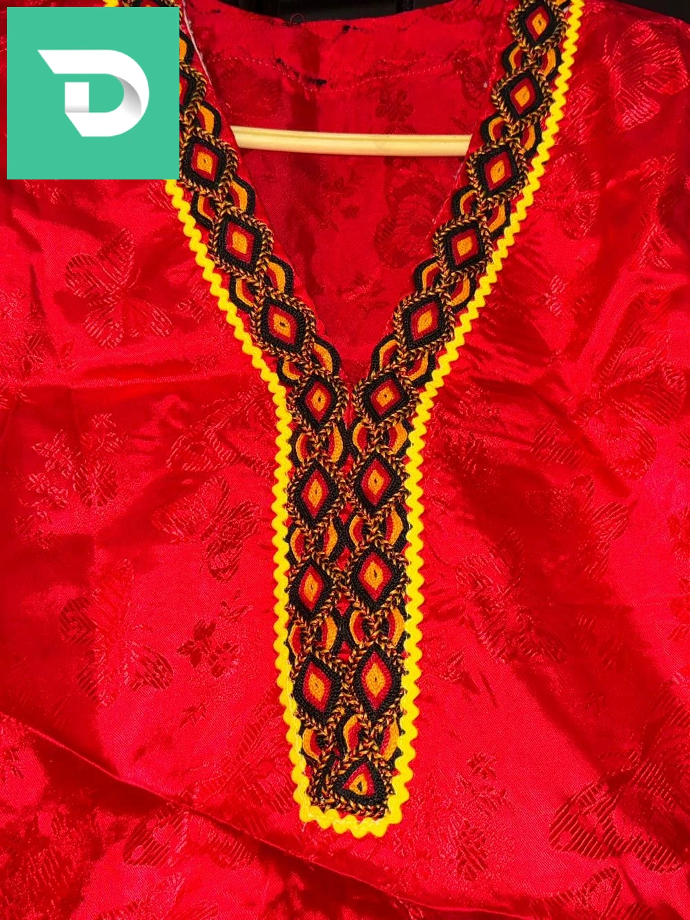 ensemble kabyle deux pièces tissu kabyle taille 36/38 