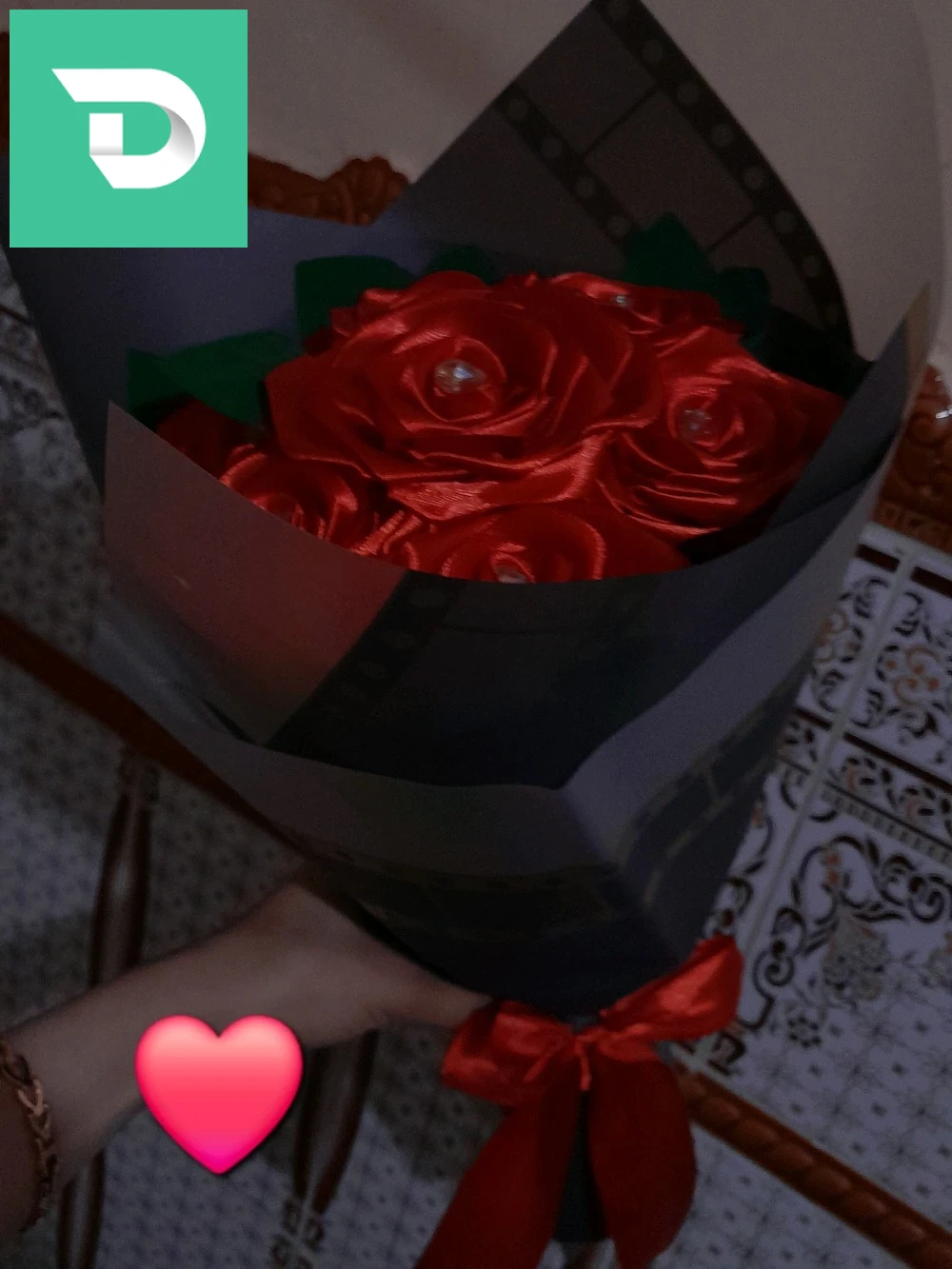 بوكيه ورد احمر ❤️ 