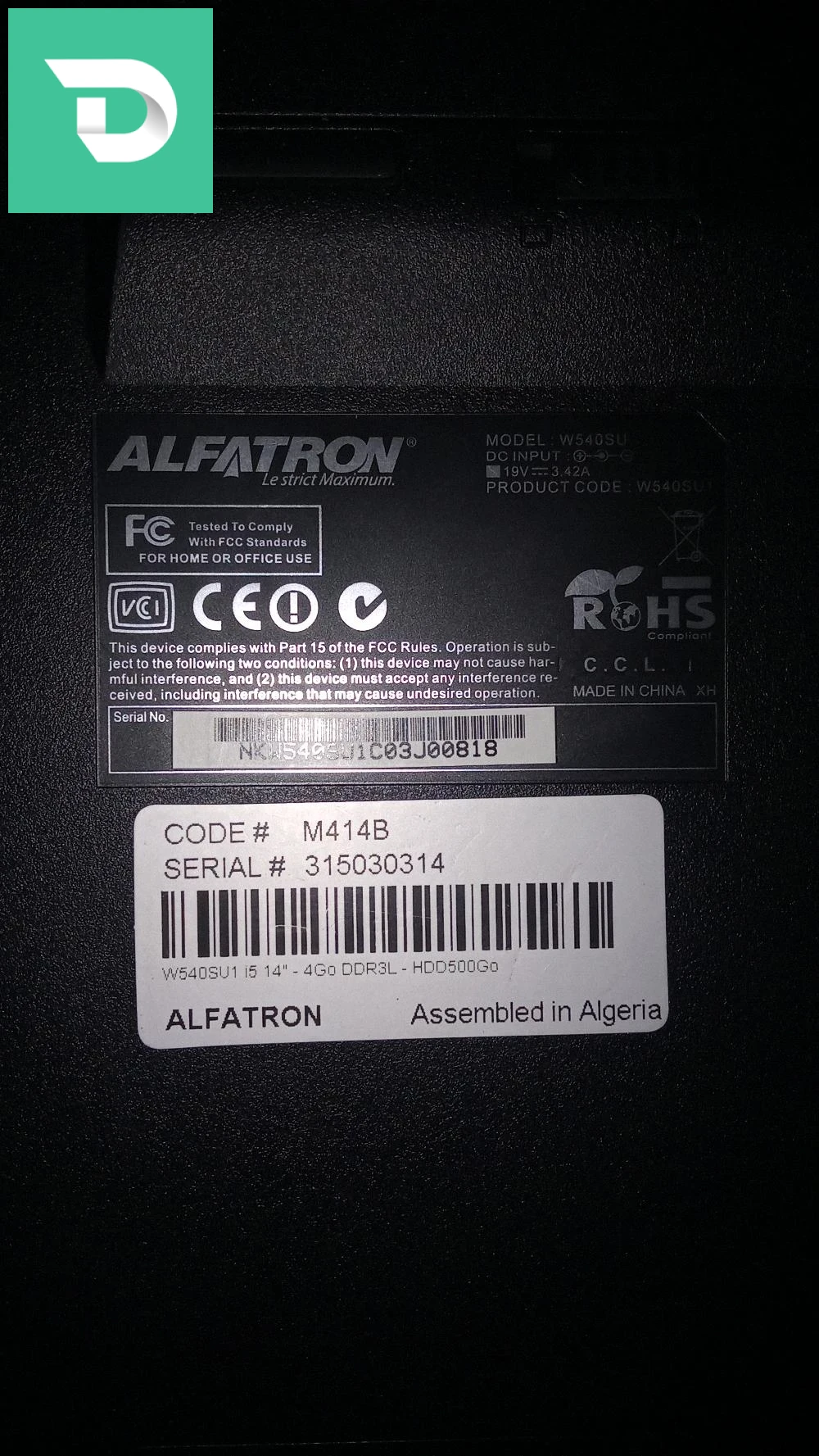 Pc portable ALFATRON 