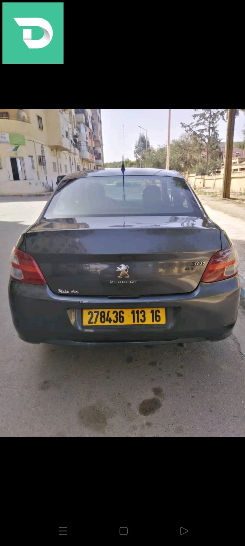 Peugeot 301 2013 16 ALGER 