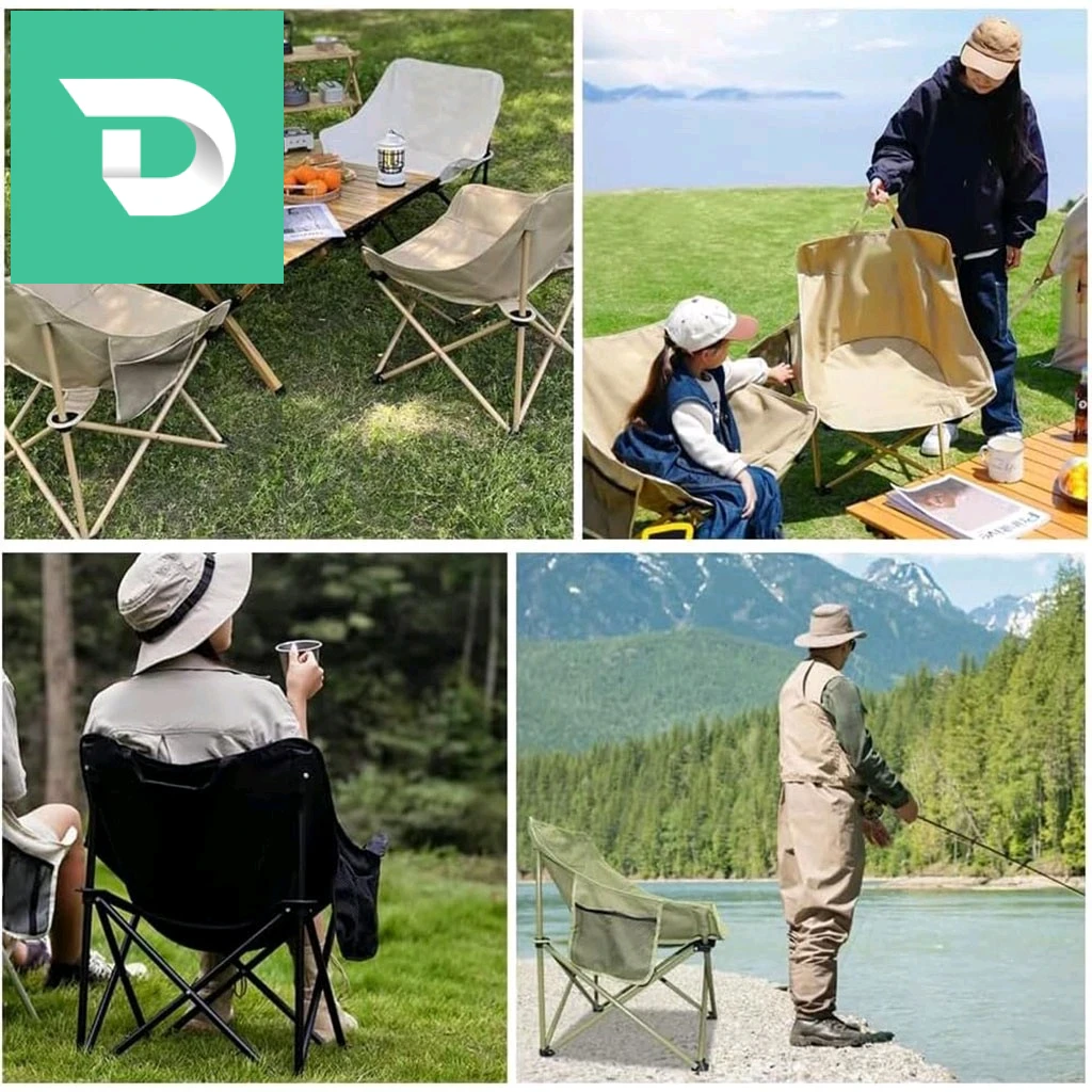 Chaise de Camping Pliante Confortable et Portable Pm – كرسي إسترخاء قابل للطي 